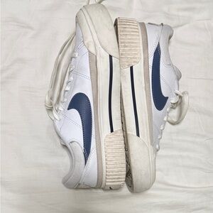Nike Women’s White and Navy Sneakers